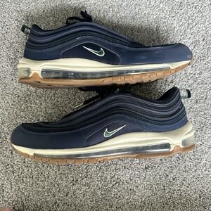 Nike Air Max 97 QS Obsidian Blue-Gorge Green-Brown Sz 14 Men / 15.5 [DR9774-400]